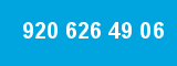 920 626 49 06 920 626 49 06